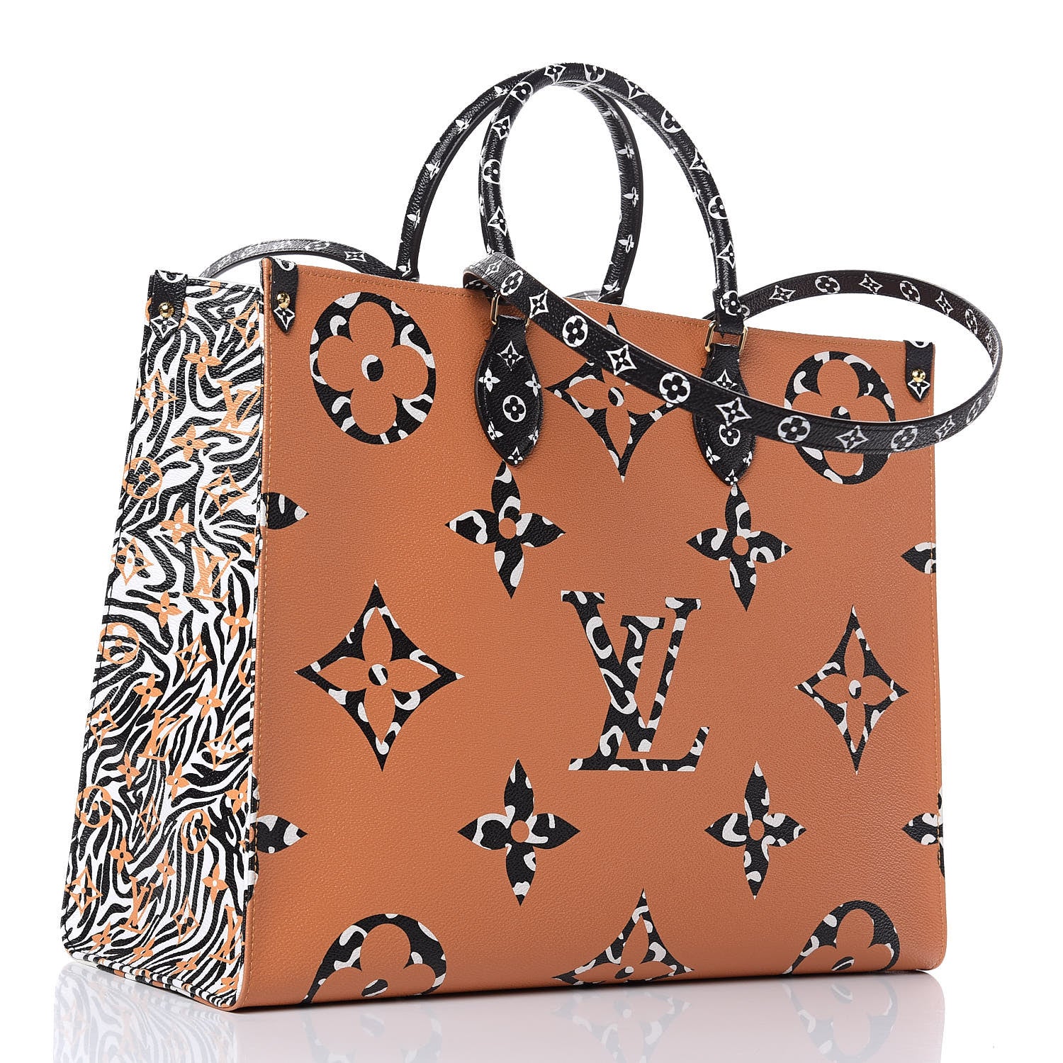 Louis Vuitton Monogram Giant Jungle Onthego GM Ivory 3 of 10