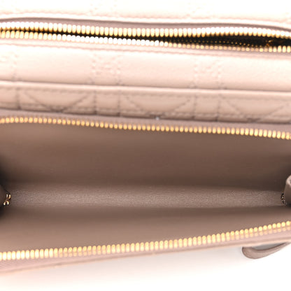 Christian Dior Supple Calfskin Caro Double Pouch Warm Taupe 5 of 10