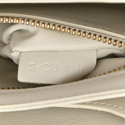 Celine Calfskin Quilted Medium C Bag Black White 7 of 12