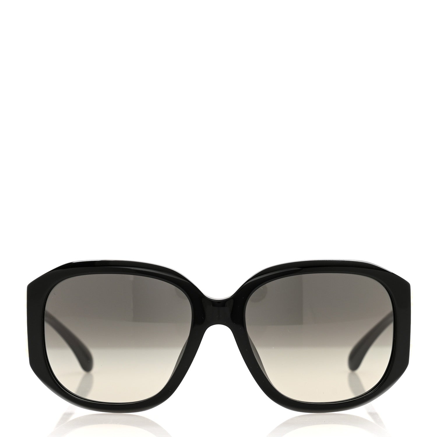 Chanel Acetate Pearl CC Square Sunglasses 71501-A Black 2 of 7