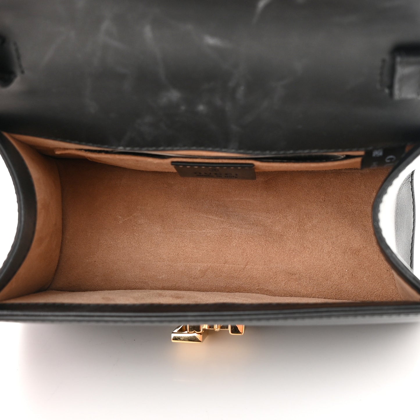 Calfskin Mini Sylvie Top Handle Bag Black