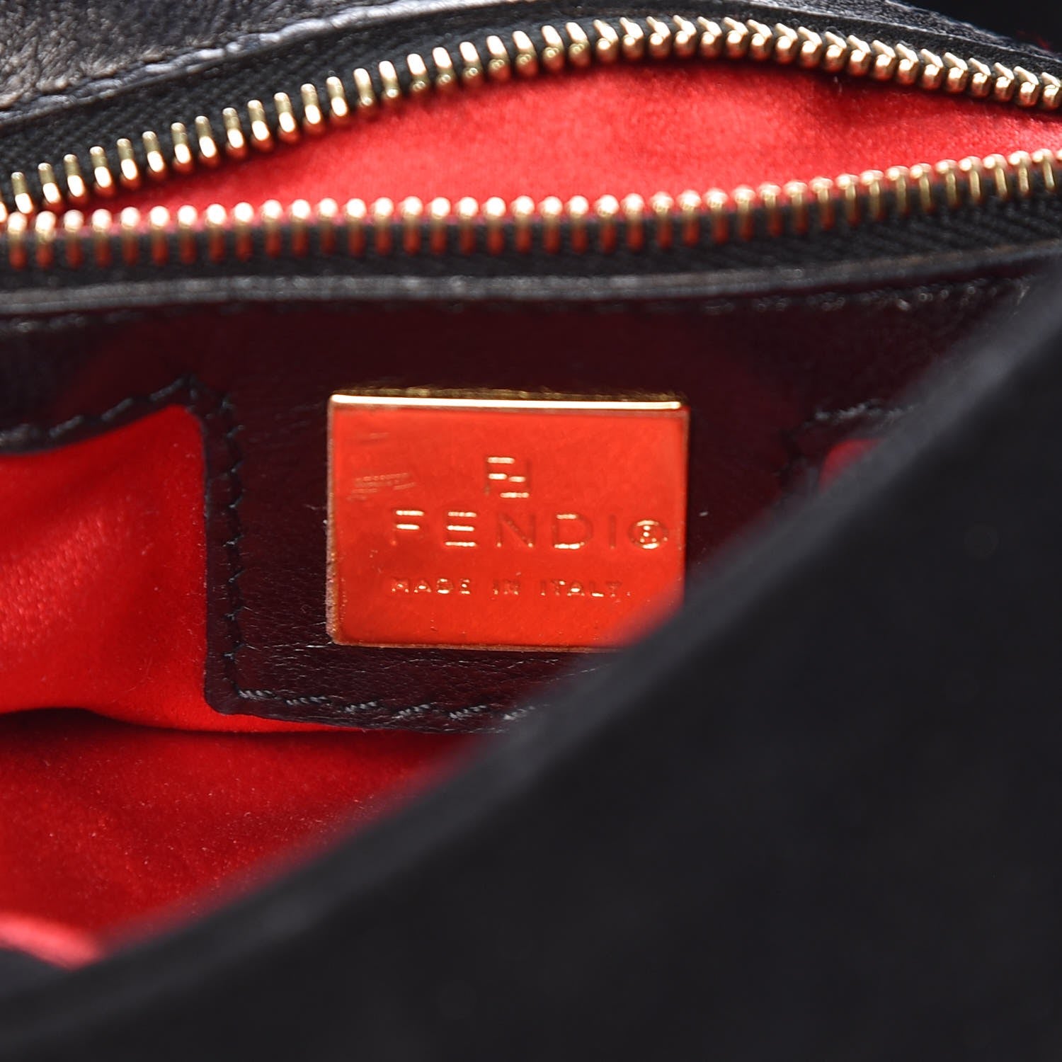 Fendi Suede Baguette Black 6 of 9