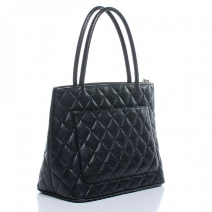Chanel Caviar Medallion Tote Black 3 of 7