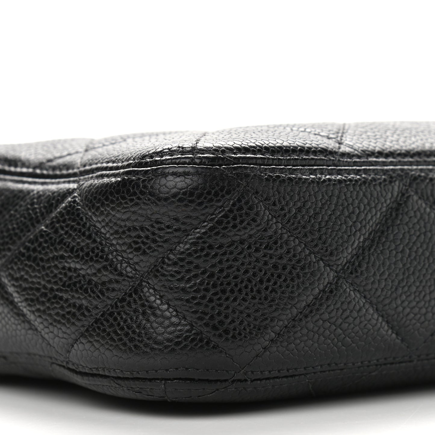 Caviar Quilted CC Camera Shoulder Bag Black