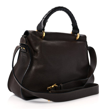 Chloe Calfskin Medium Marcie Top Handle Bag Truffle 6 of 24