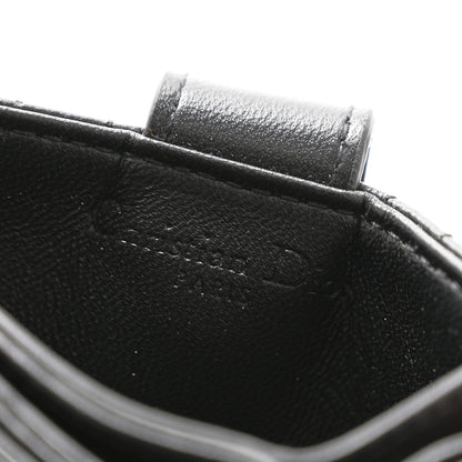 Christian Dior Lambskin Cannage Lady Dior 5-Gusset Card Holder Black 6 of 10