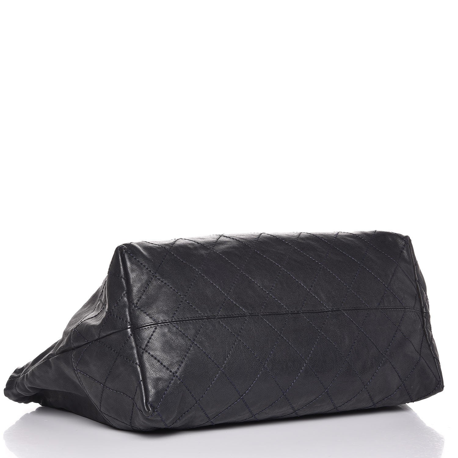 Chanel Calfskin Baby Coco Cabas Navy Blue 4 of 8