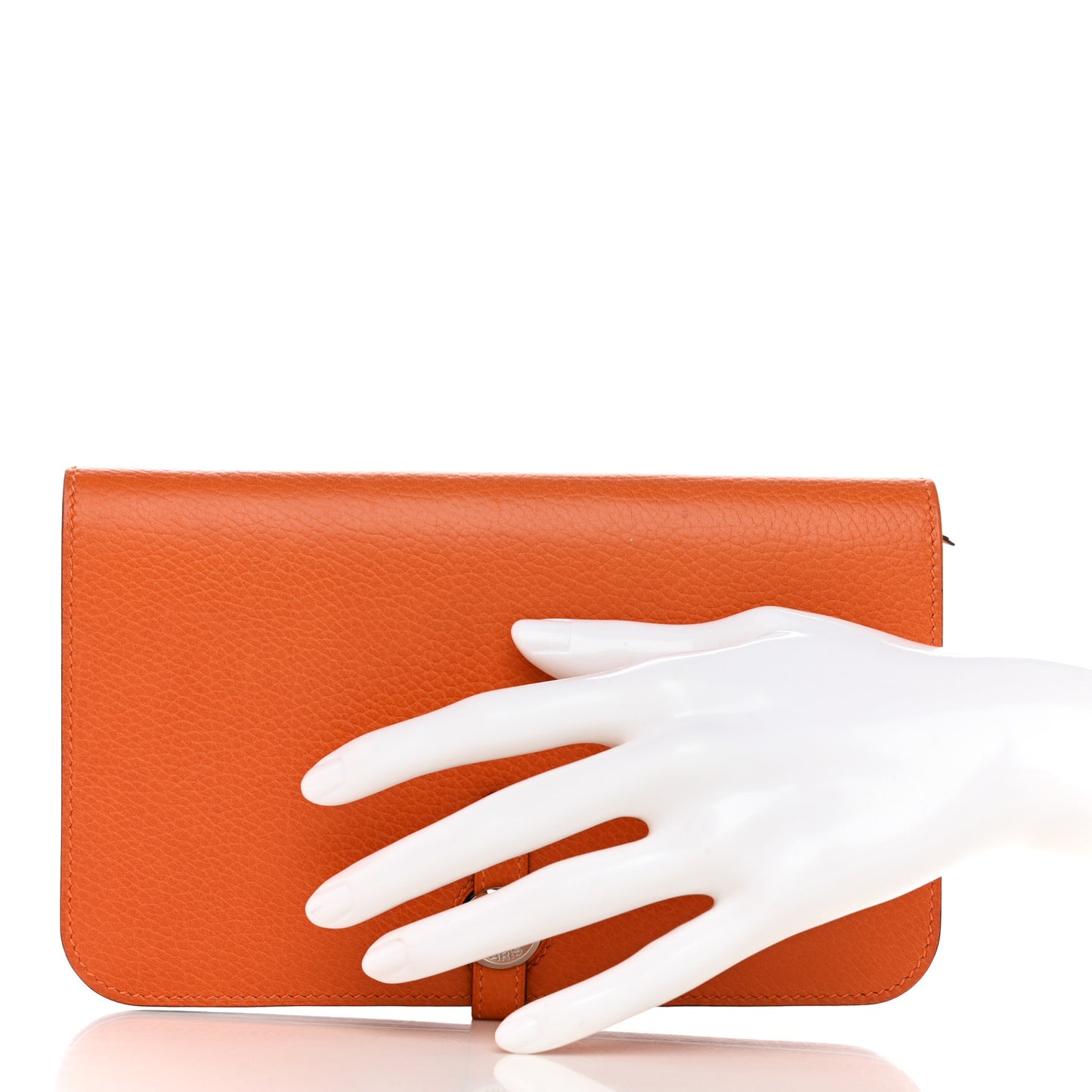 Togo Dogon Duo Wallet Orange