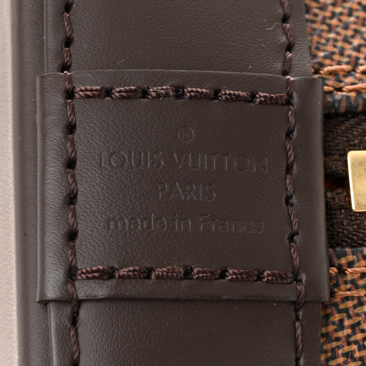 Louis Vuitton Damier Ebene Alma BB 6 of 9