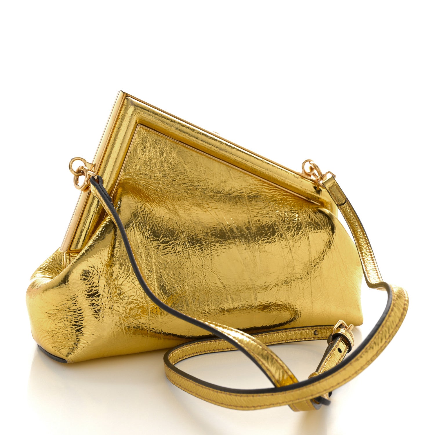 Fendi Rock Millenium Small Fendi First Gold 1534908 – FASHIONPHILE