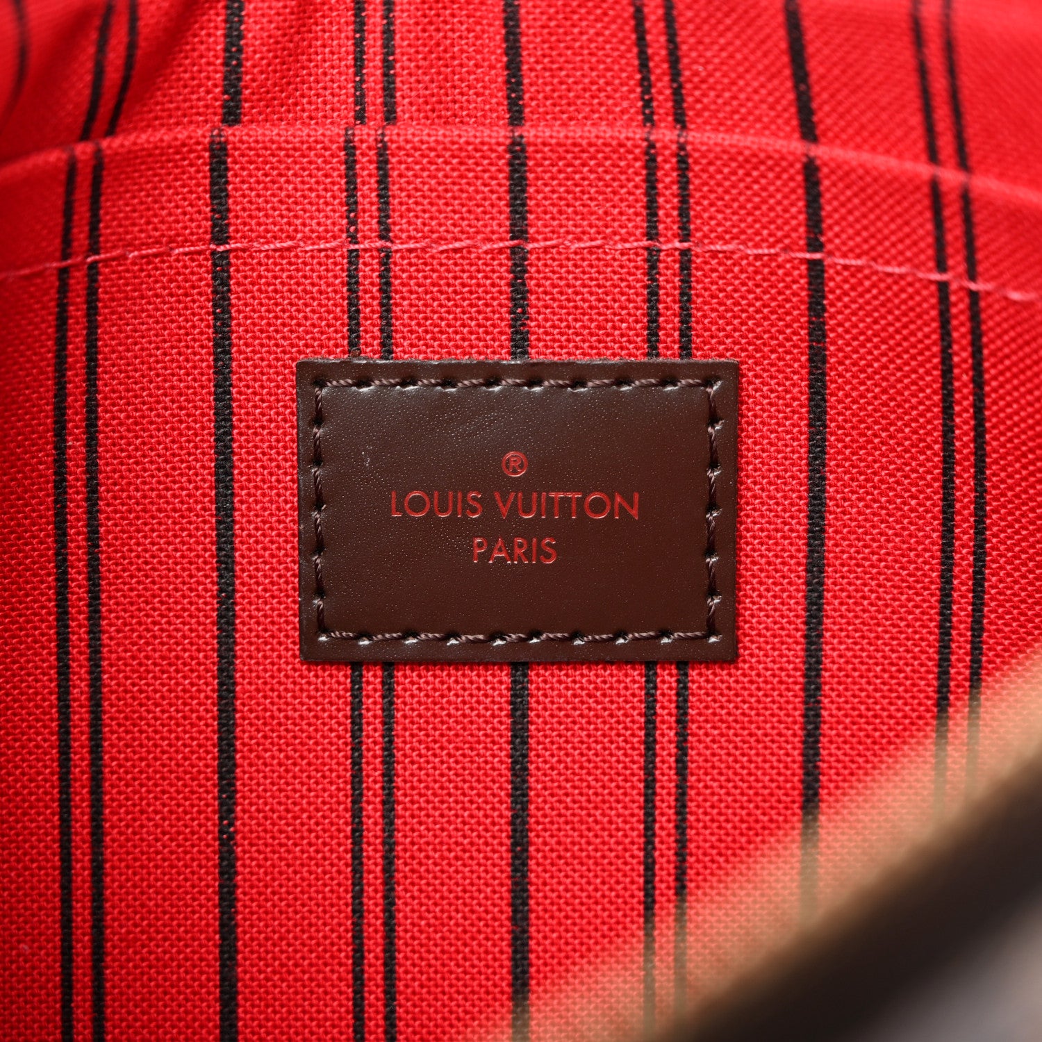 Louis Vuitton Damier Ebene Neverfull MM GM Pochette 6 of 12