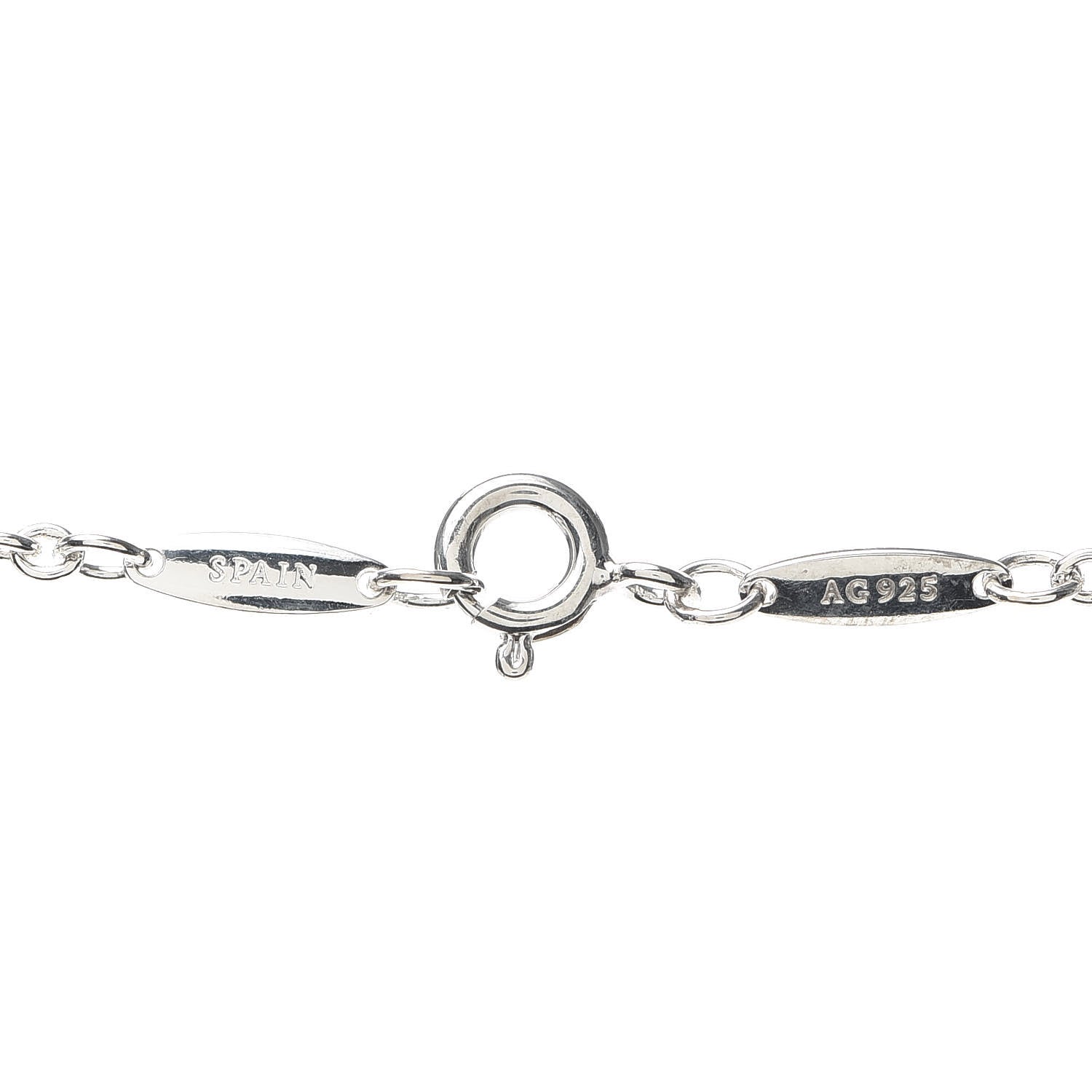 Tiffany Sterling Silver Elsa Peretti Open Heart Lariat Necklace 4 of 6