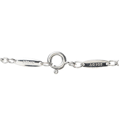 Tiffany Sterling Silver Elsa Peretti Open Heart Lariat Necklace 4 of 6