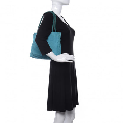 Prada Tessuto Nylon Tote Turchese 2 of 10