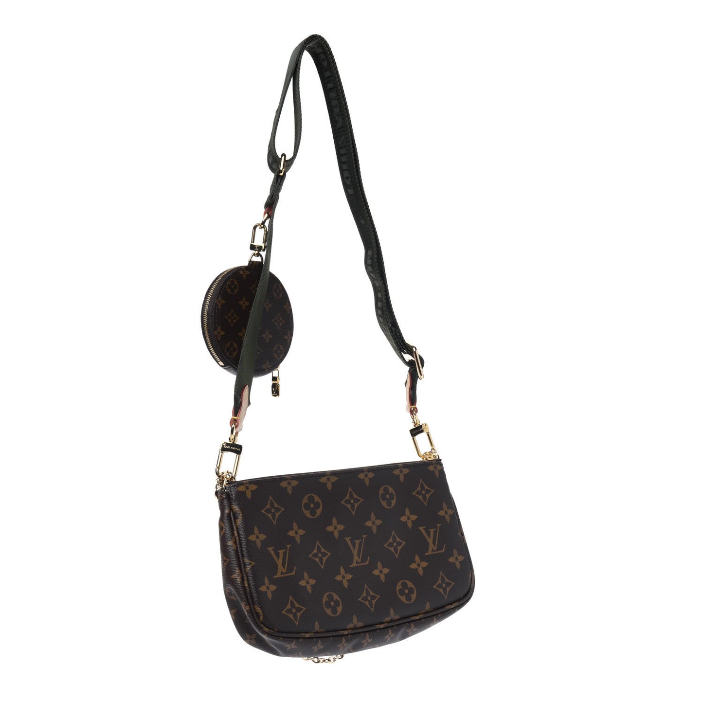 Monogram My LV World Tour Multi Pochette Accessories Kaki