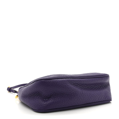 Prada Vitello Daino Pochette Bag Viola 4 of 9