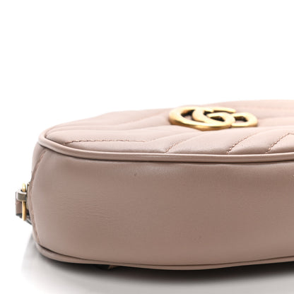 Gucci Calfskin Matelasse GG Marmont Belt Bag 85 34 Porcelain Rose 9 of 13