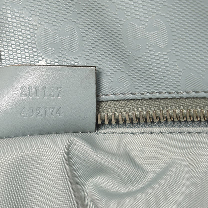Gucci Imprime Monogram Medium Zippered Shopping Tote Light Blue 7 of 14