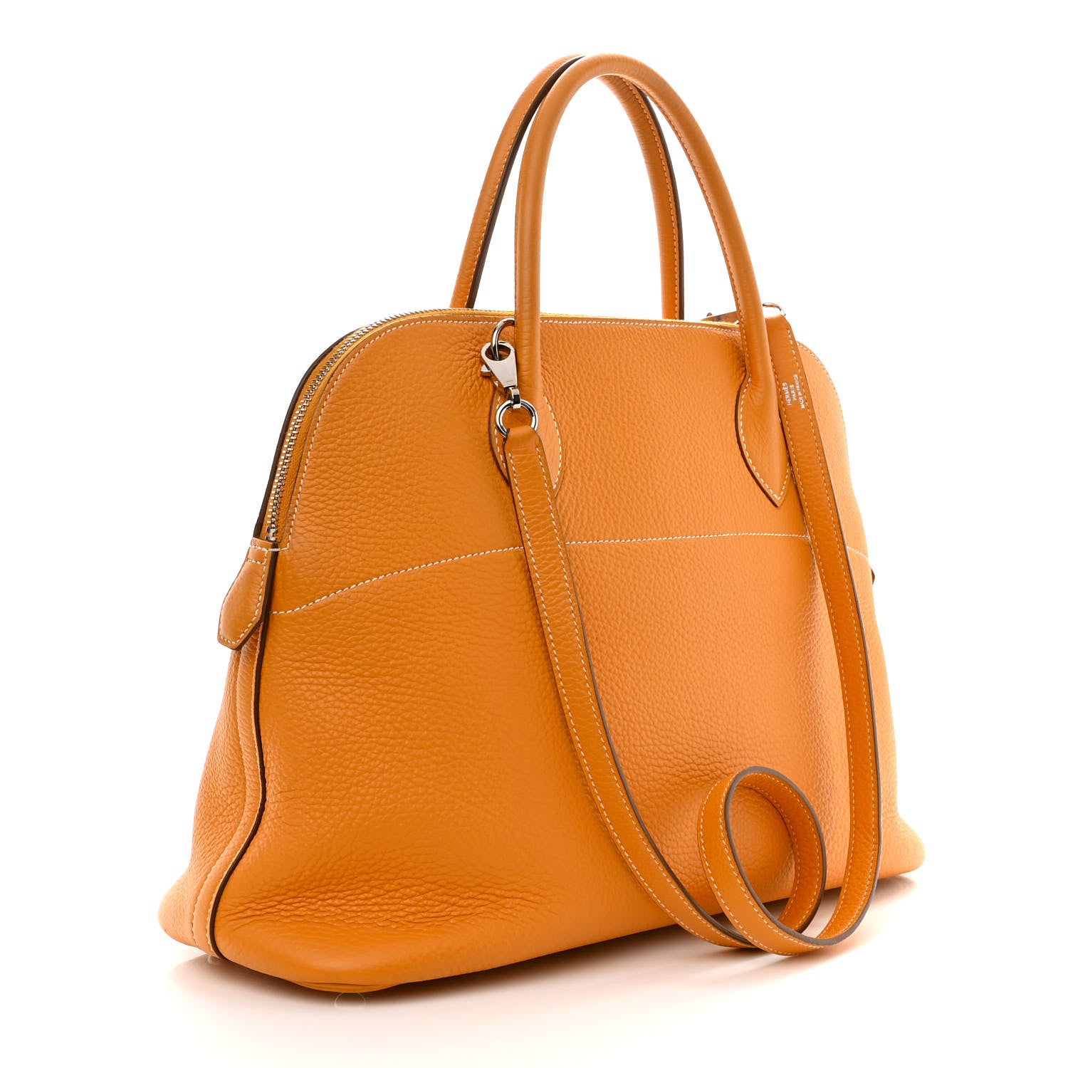 Hermes Taurillon Clemence Bolide 35 Moutarde 3 of 10