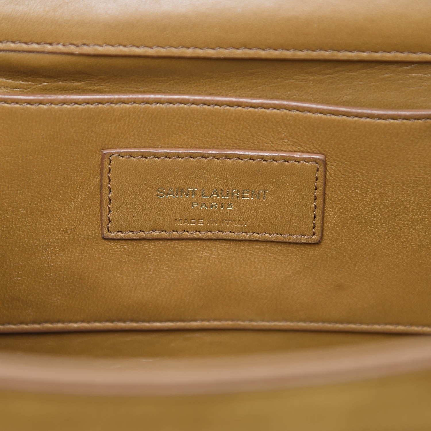 Saint Laurent Suede Medium Classic Monogram Kate Tassel Satchel Light Ochre 7 of 10