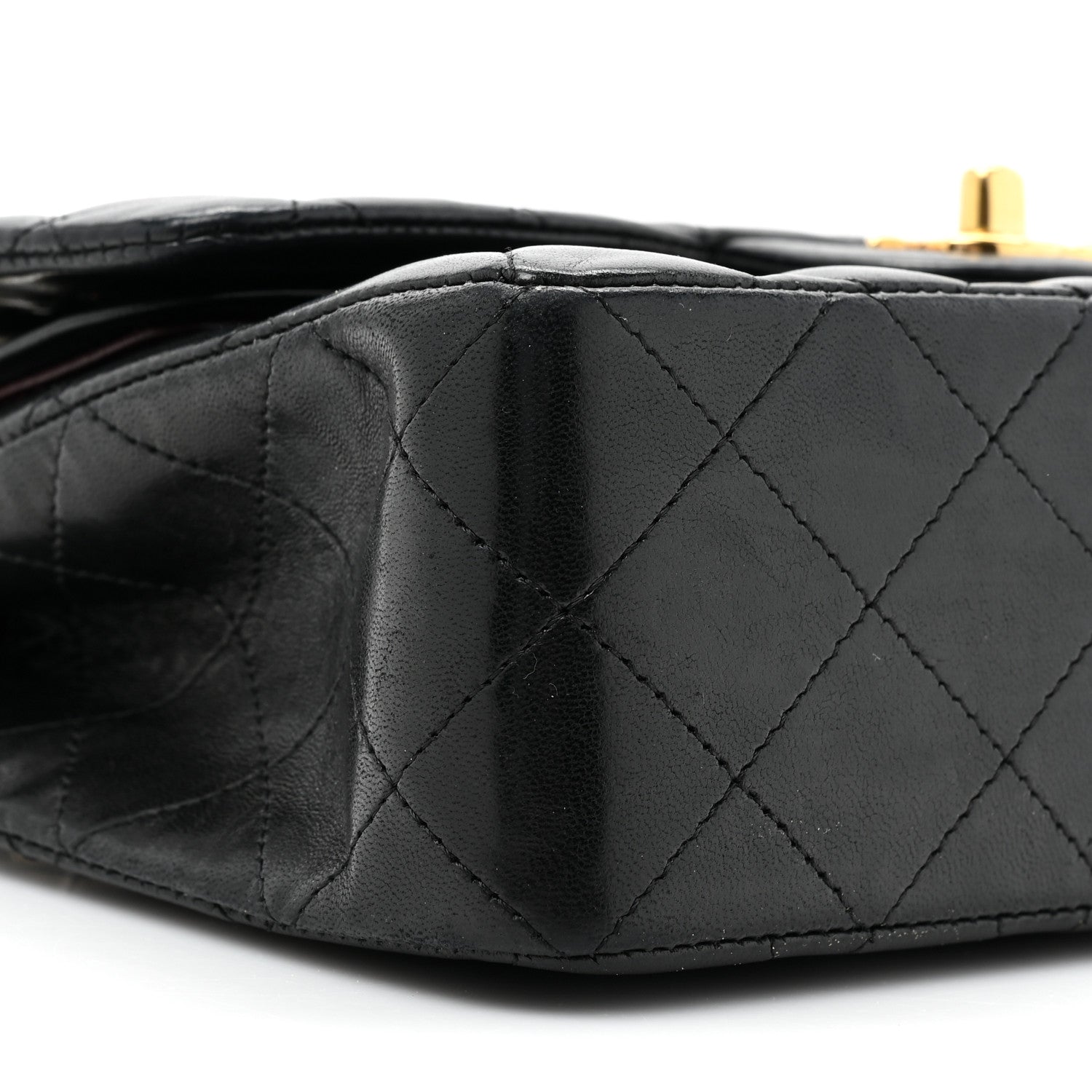 Chanel Lambskin Quilted Small Double Flap Black 9 of 16