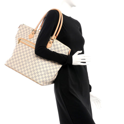 Louis Vuitton Damier Azur Saleya GM 2 of 7