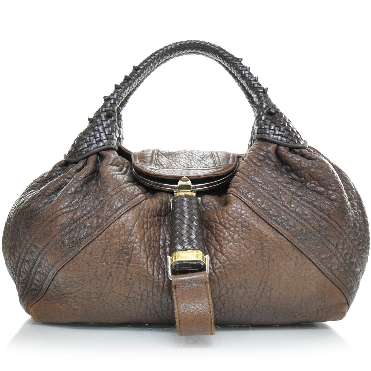 Fendi Nappa Nuvolata Spy Cognac 1 of 12