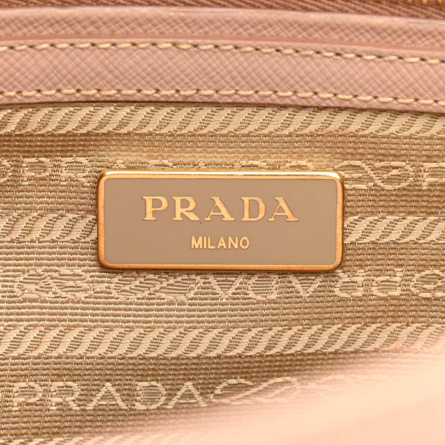 Prada Saffiano Small Galleria Double Zip Tote Cammeo 5 of 15