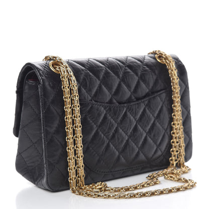 Chanel Aged Calfskin Quilted 2.55 Reissue 225 Flap Black 3 of 11