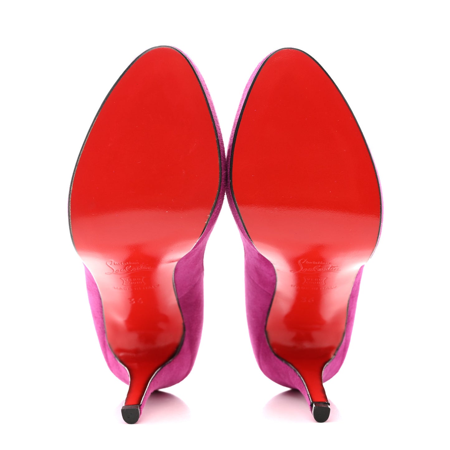 Suede Yoyo Zeppa 120 Pumps 36 Magenta