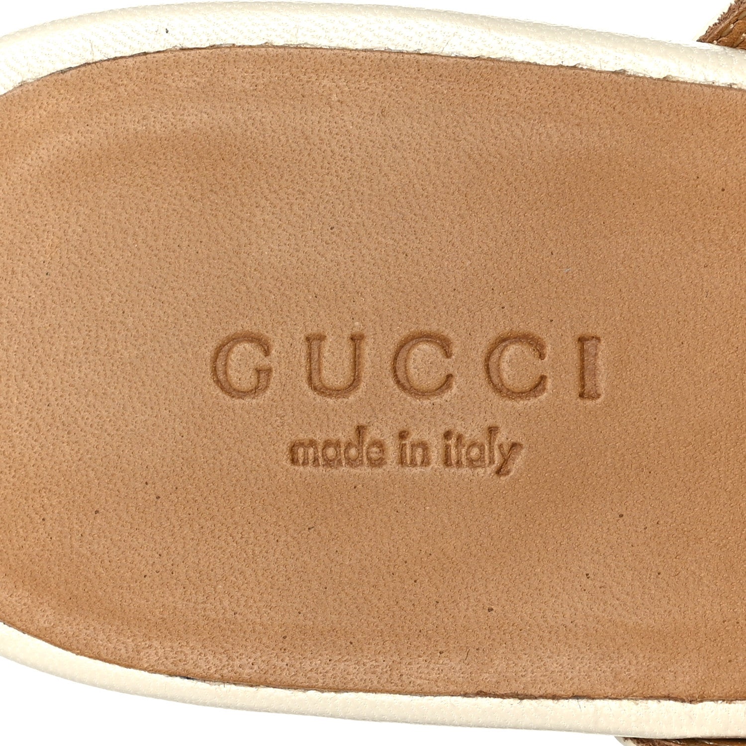 Gucci Malaga Kid Womens Princetown Slippers 37 Mystic White 7 of 8