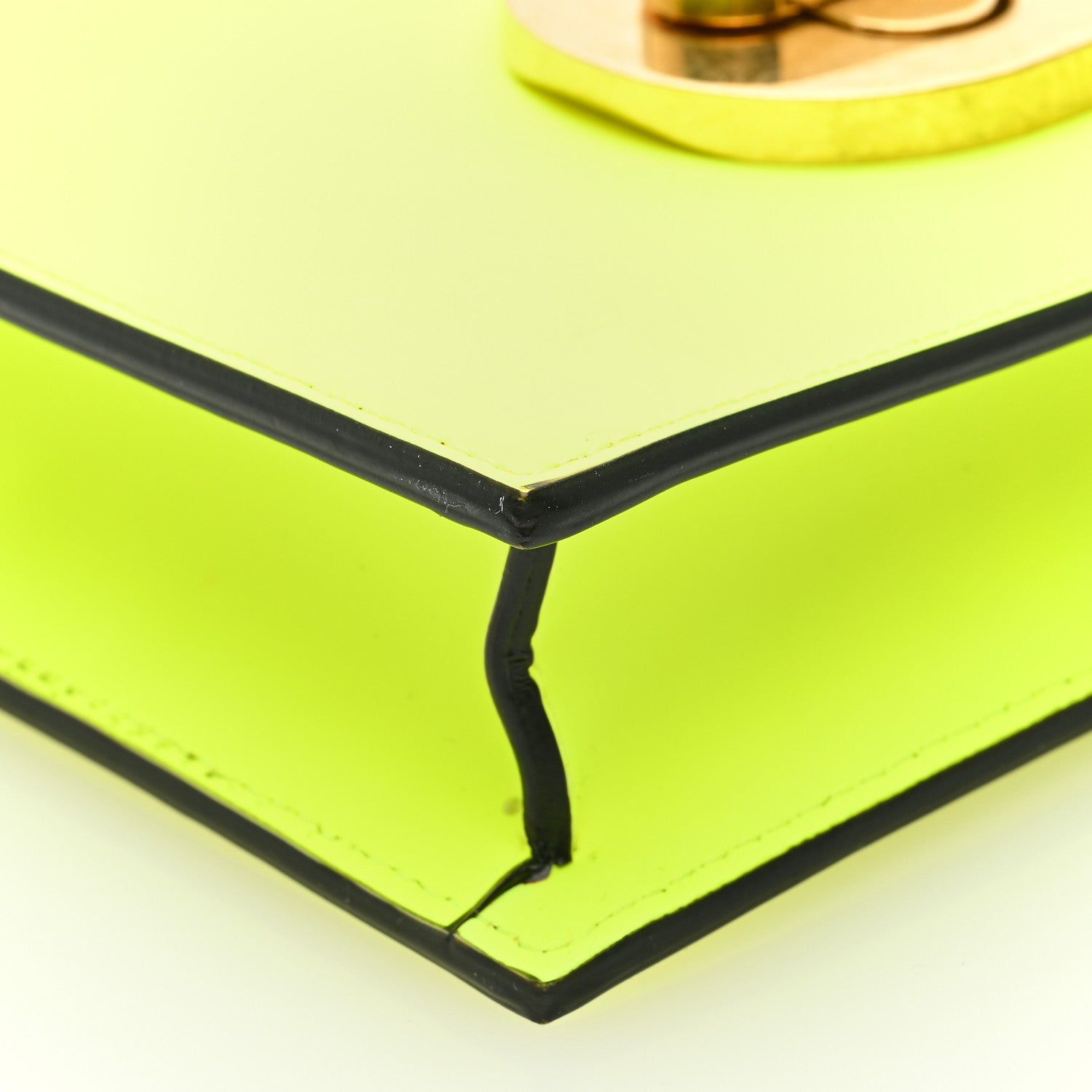 Christian Louboutin Calfskin Elisa Phone Crossbody Neon Green 8 of 8