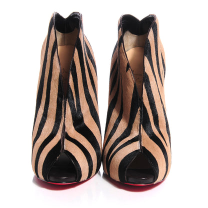 Christian Louboutin Pony Hair Chester Fille 120 Ankle Boots 39 2 of 7