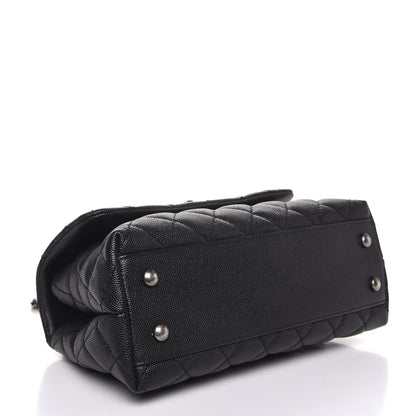 Chanel Caviar Quilted Mini Coco Handle Flap Black 4 of 8
