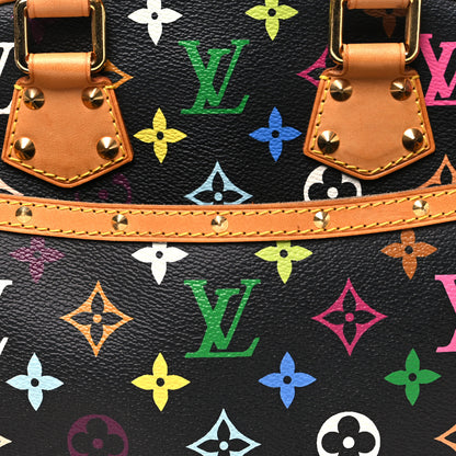Louis Vuitton Monogram Multicolor Trouville Black 6 of 9