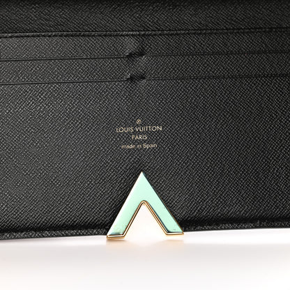 Louis Vuitton Monogram Calfskin Kimono Wallet Black 6 of 8