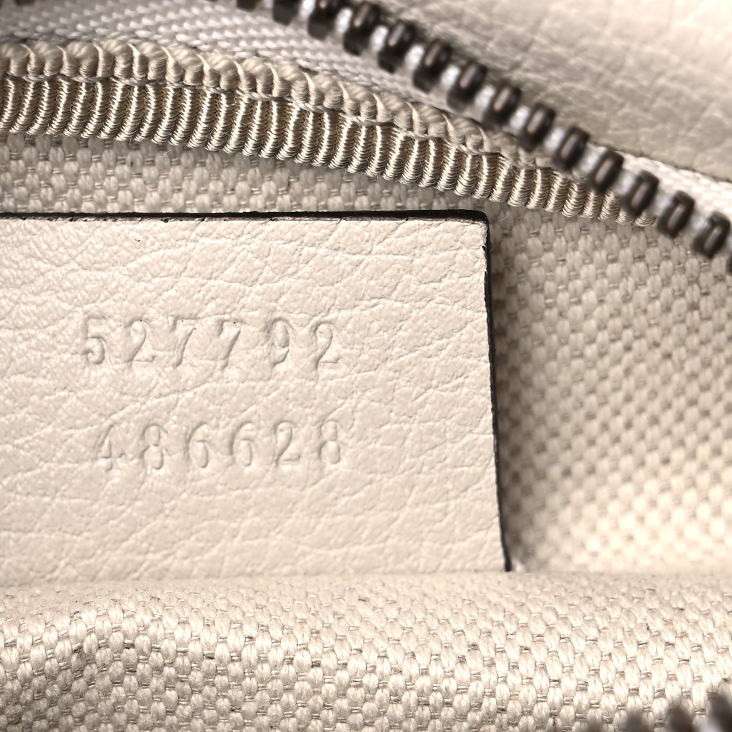 Gucci Grained Calfskin Small Logo Belt Bag White 7 of 9