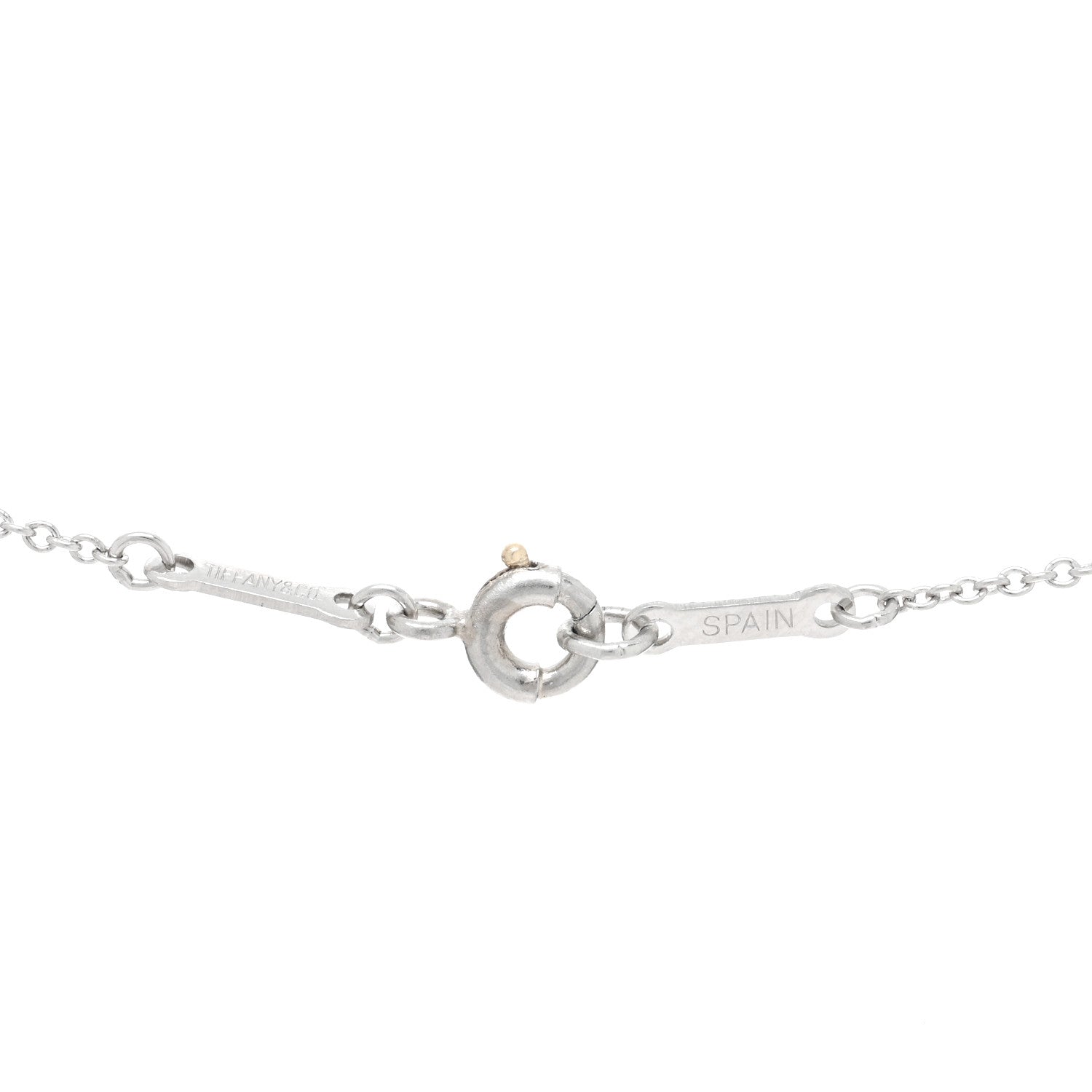 Tiffany Platinum 12mm Elsa Peretti Cross Pendant Necklace 4 of 4