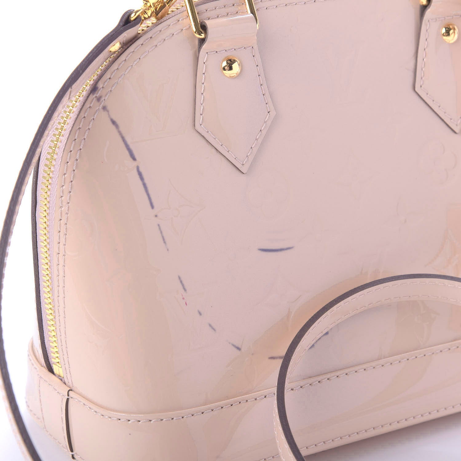Louis Vuitton Vernis Alma BB Rose Angelique 11 of 13