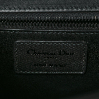 Christian Dior Ultra Matte Grained Calfskin 30 Montaigne Flap Bag Black 6 of 9