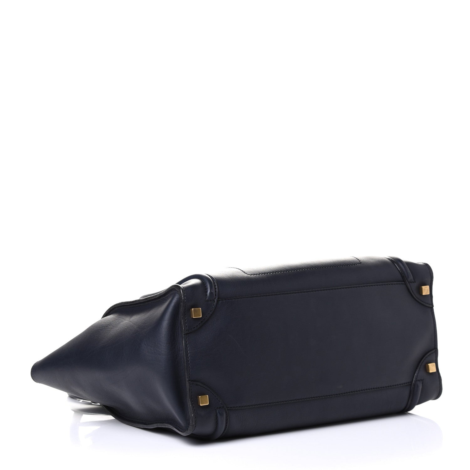 Celine Smooth Calfskin Shoulder Luggage Navy 3 of 4