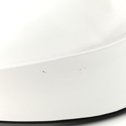 Prada Spazzolato Triangle Logo Pointed Toe 55mm Mules 35 White 11 of 12