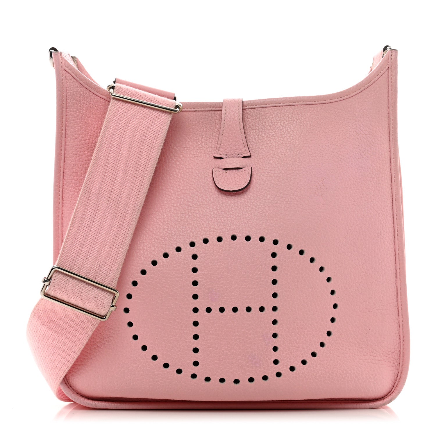 Hermes Taurillon Clemence Evelyne III PM Rose Sakura 1 of 12