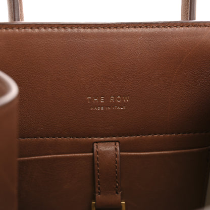 The Row Polished Saddle Calfskin Soft Margaux 10 Bag New Burgundy 6 of 10