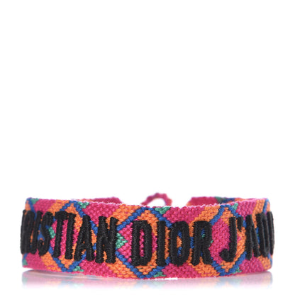 Christian Dior Woven Cotton J'Adior Friendship Bracelet 1 of 3