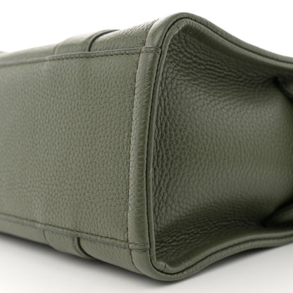 Marc Jacobs Grained Calfskin Small The Tote Bag Bronze Green 10 of 10
