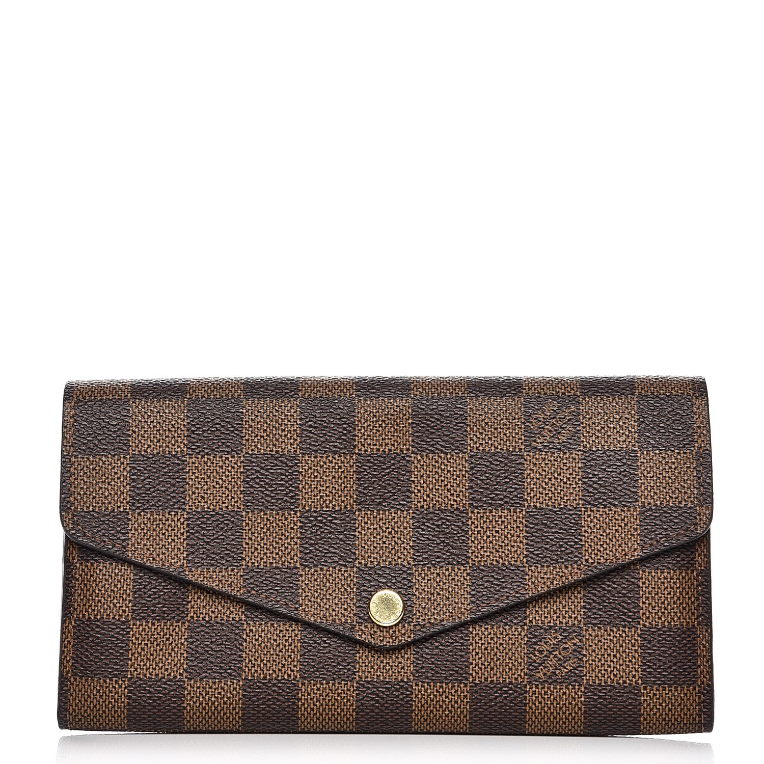 Louis Vuitton Damier Ebene Sarah Wallet NM 1 of 8