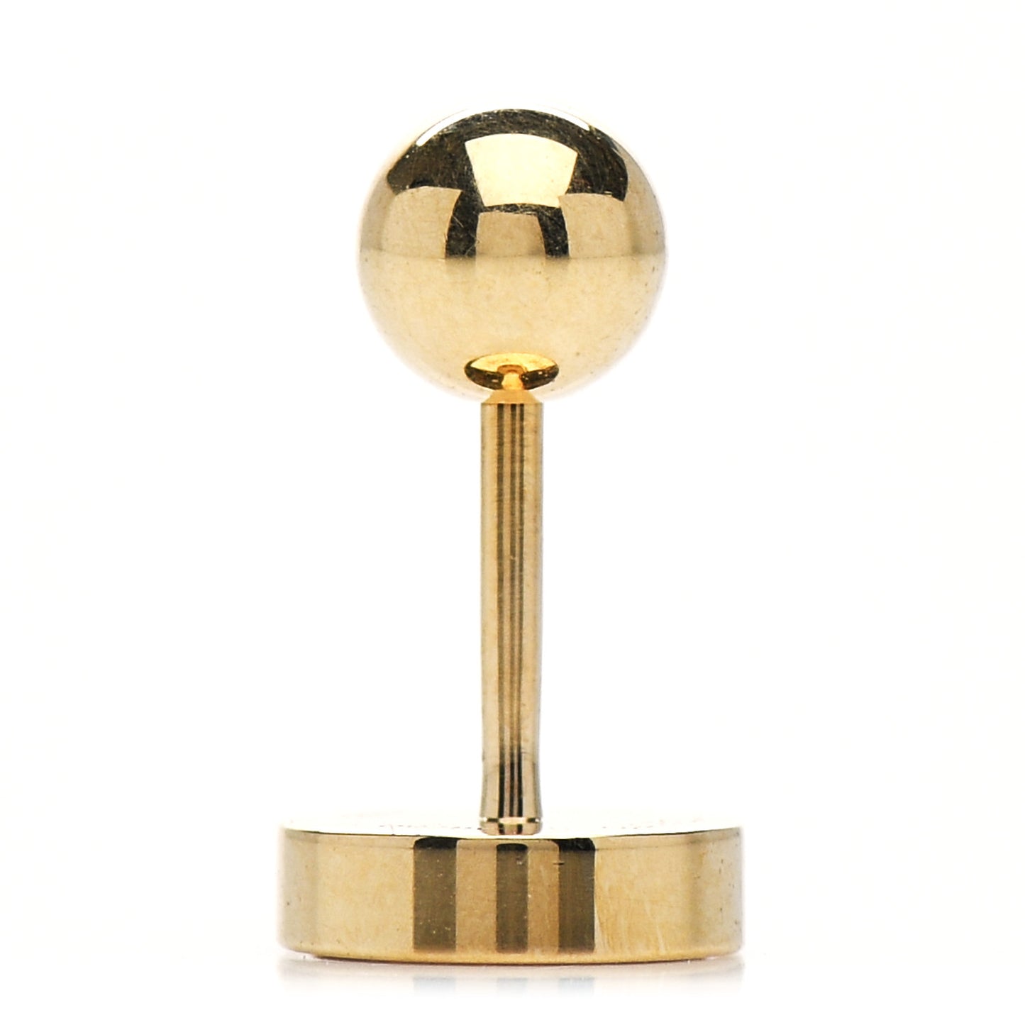 18K Yellow Gold LOVE Single Earring