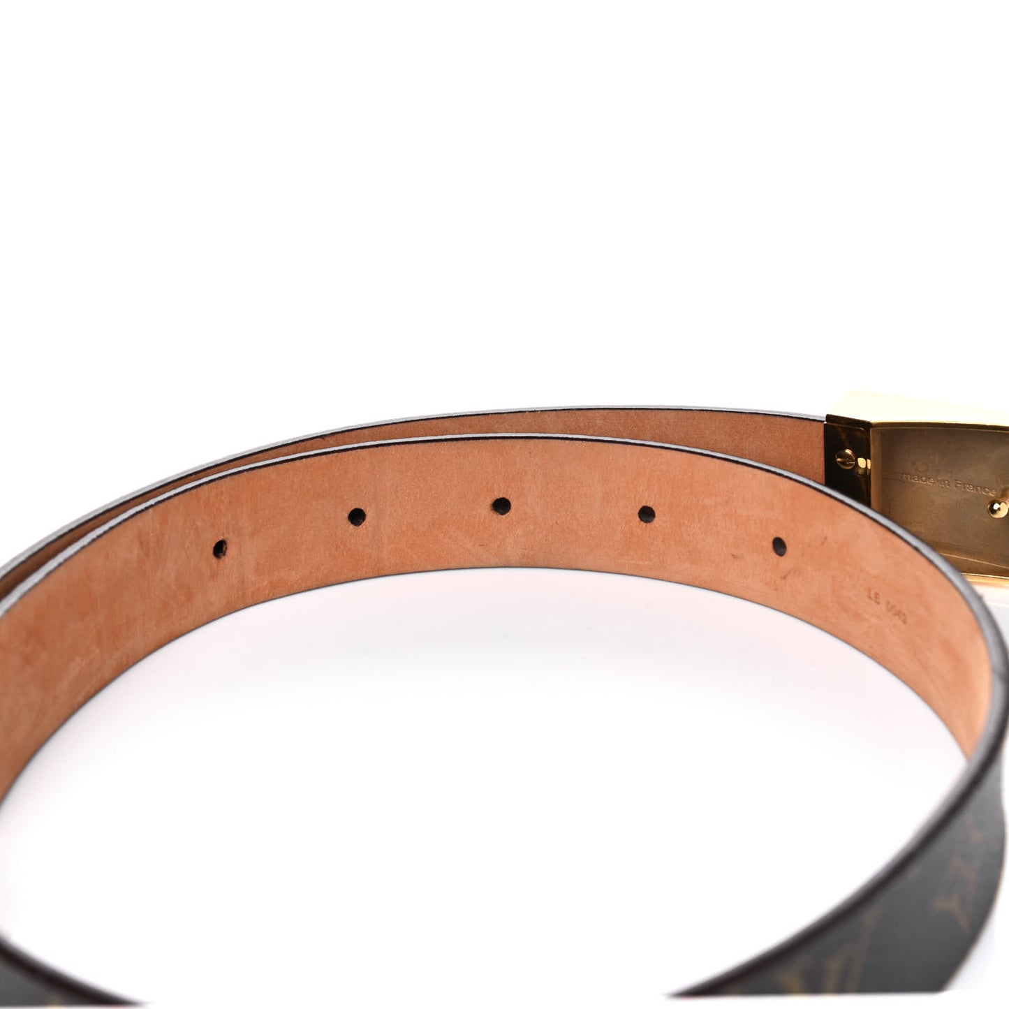 Monogram Ceinture Belt Gold Buckle 70 28