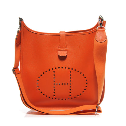 Hermes Epsom Evelyne III GM Orange 1 of 9